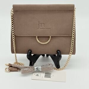 Jessica Moore Fawn Suede SM Crossbody Handbag Purse JM-381FN (Retail $99.99) NWT